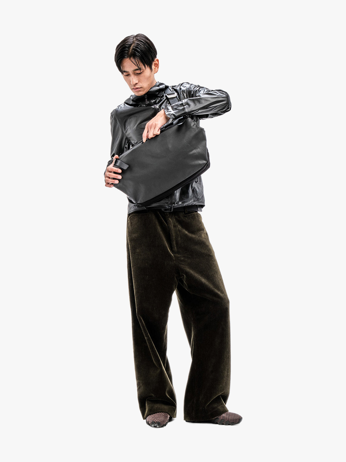 Riss Coated Canvas Black