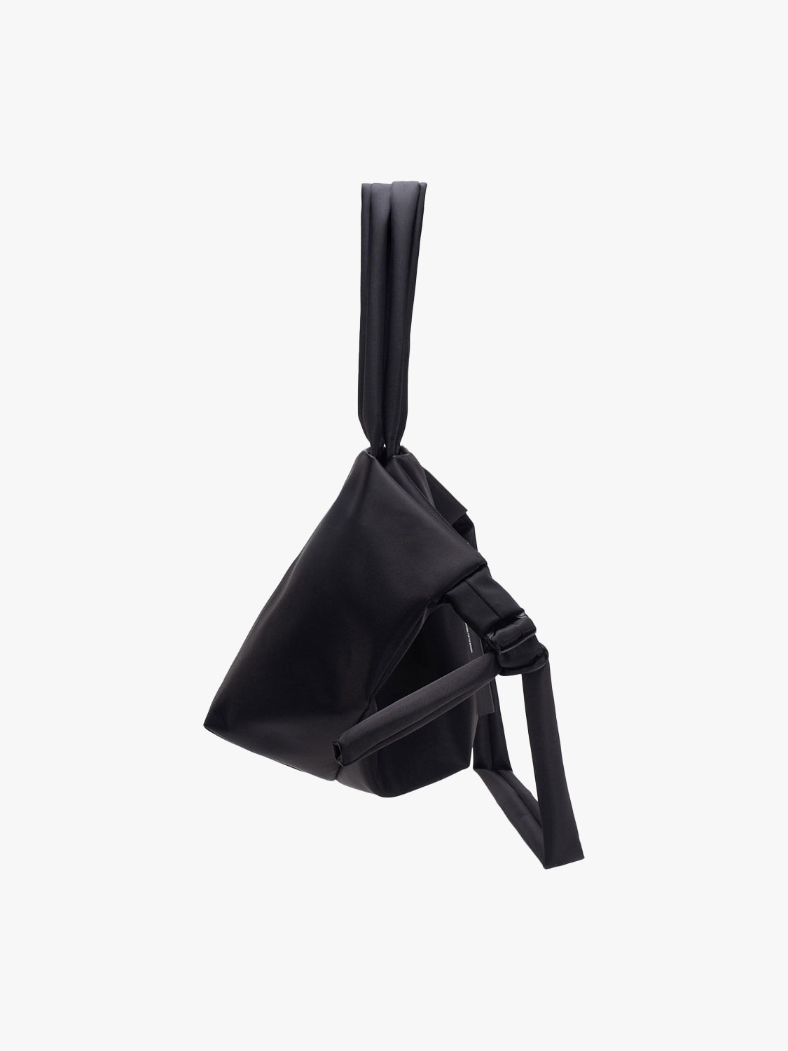 Amu Sleek Nylon Black Bag