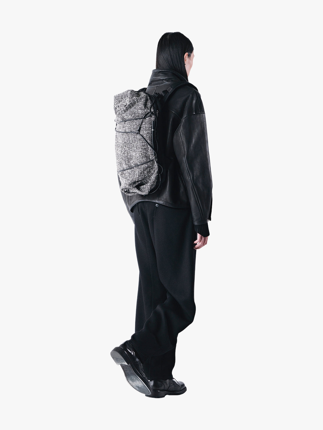 Ladon Tweed Black & Cream
