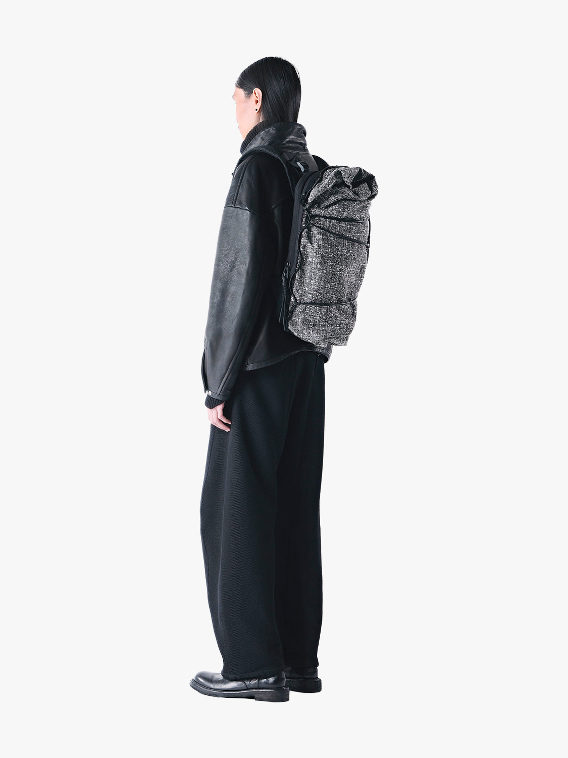 Ladon Tweed Black & Cream