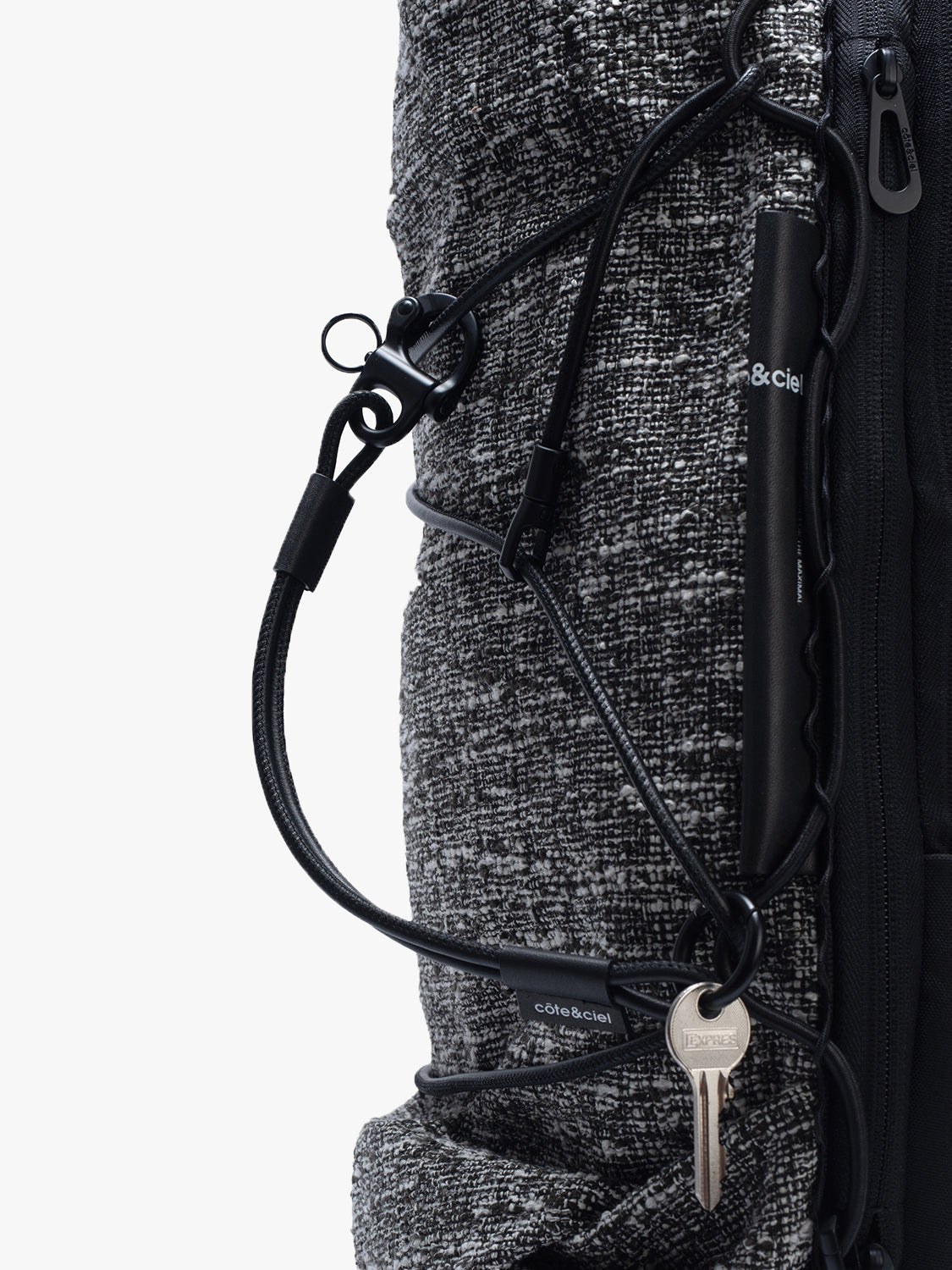 Ladon Tweed Black & Cream