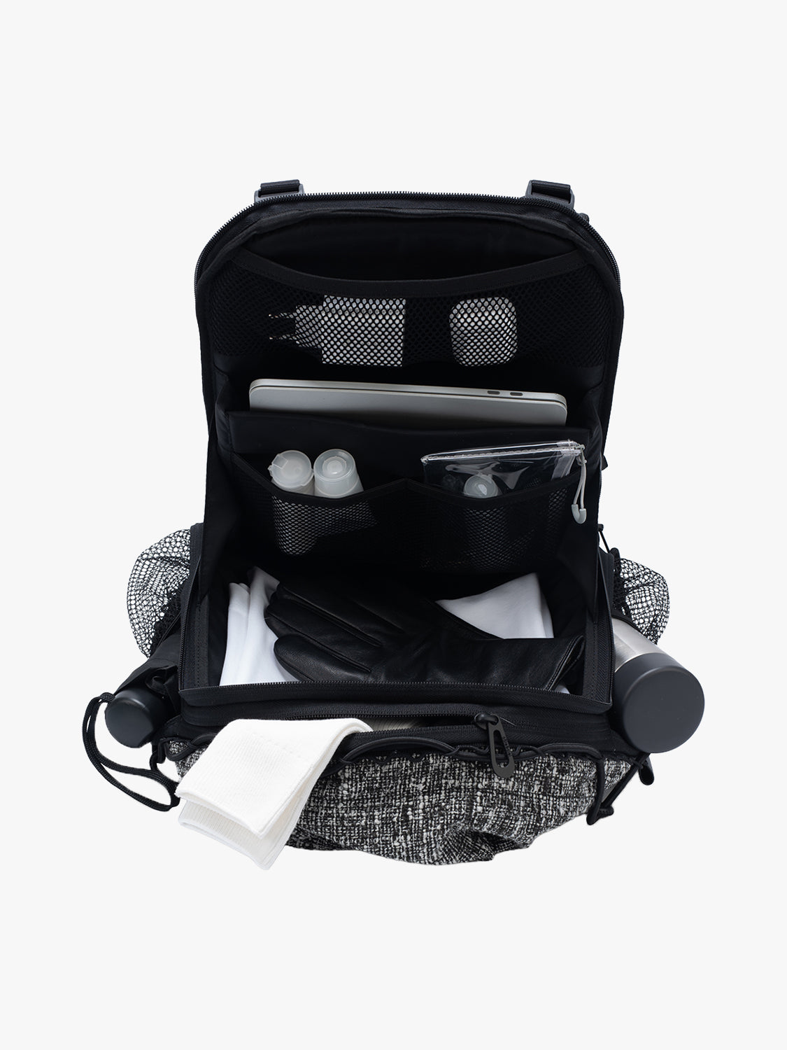Ladon Tweed Black & Cream